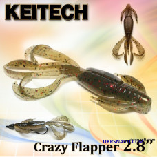 Съедобный рачок Keitech Crazy Flapper 2,8